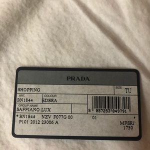 Prada SAFFIANO LUX GREEN